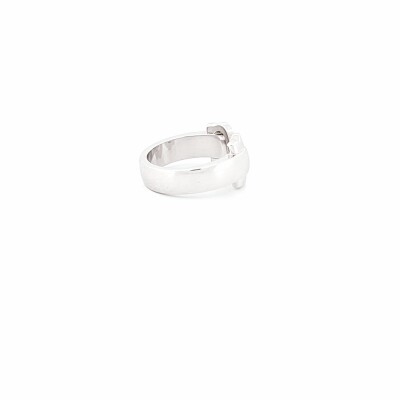 Occasion Bague Cartier Double C en or blanc