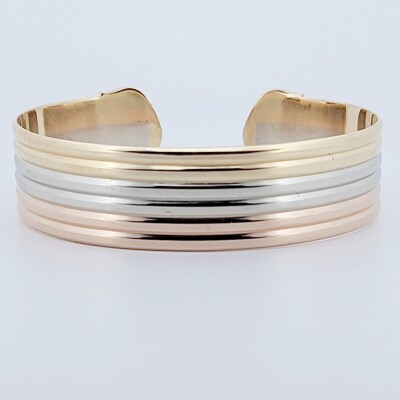 Occasion Bracelet double C de Cartier – Bracelet jonc ouvert