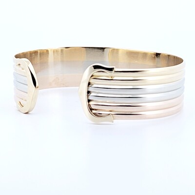 Occasion Bracelet double C de Cartier – Bracelet jonc ouvert