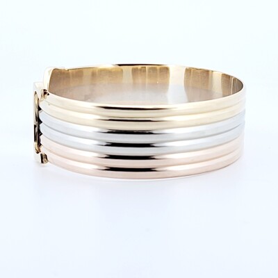 Occasion Bracelet double C de Cartier – Bracelet jonc ouvert
