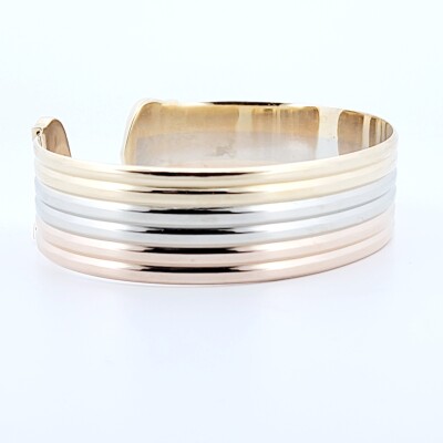 Occasion Bracelet double C de Cartier – Bracelet jonc ouvert