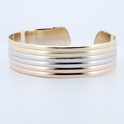 Occasion Bracelet double C de Cartier – Bracelet jonc ouvert