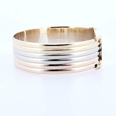 Occasion Bracelet double C de Cartier – Bracelet jonc ouvert