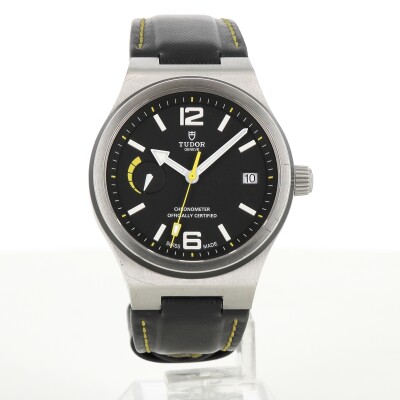 Montre TUDOR Northflag boîtier en acier, 40mm, bracelet en cuir noir