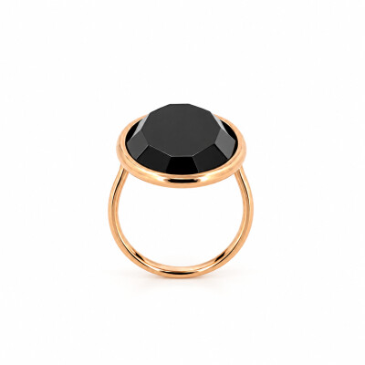 Bague Ph. Tisseront en or rose et onyx
