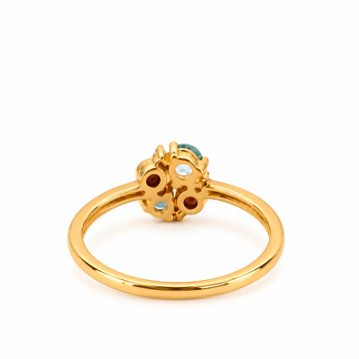 Bague Topaze et Topaze London Blue