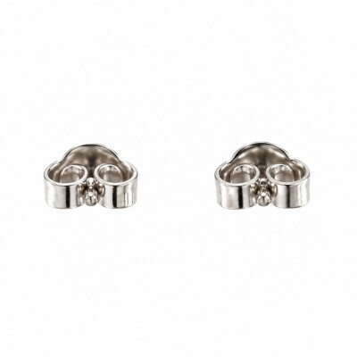 Boucles d'oreilles diamants - Or Blanc