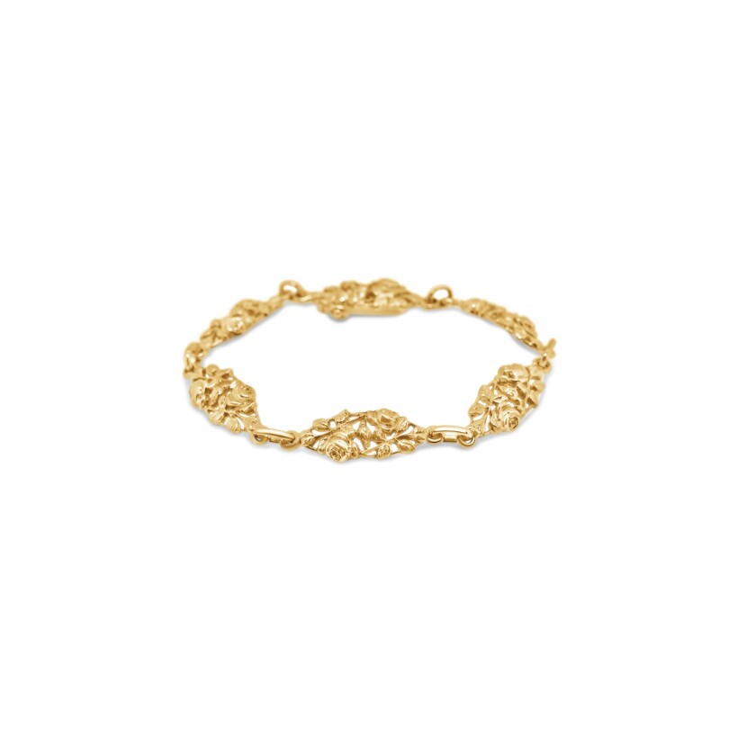 Bracelet mailles d'occasion en or jaune
