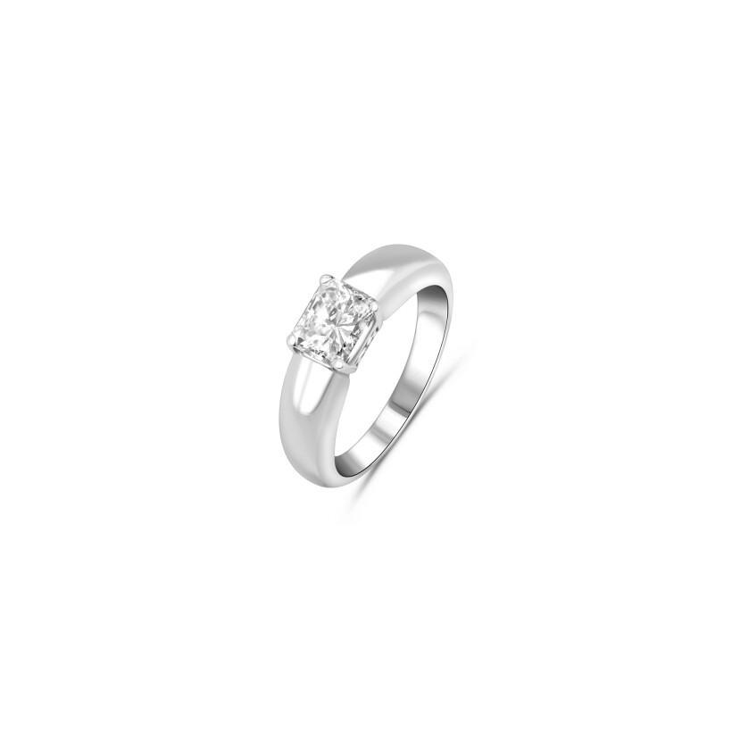 Bague d\'occasion en or blanc et diamant