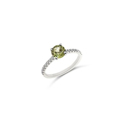 Bague Vaneste en or blanc, saphir et diamants