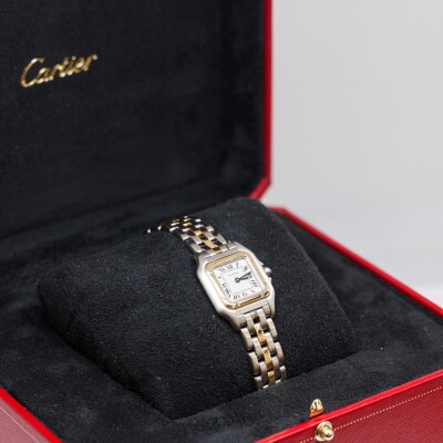 Montre Occasion Cartier Panthère Or et Acier Moyen modèle
