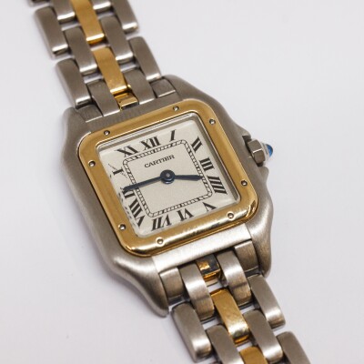 Montre Occasion Cartier Panthère Or et Acier Moyen modèle
