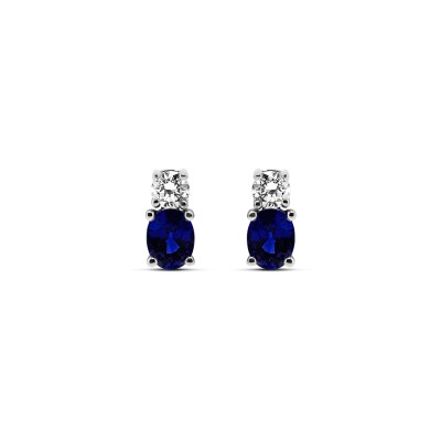 Boucles d'oreilles Blue Lady Saphir