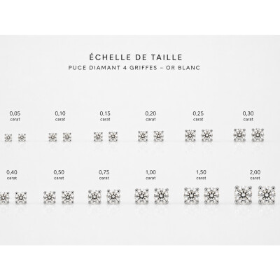 Boucles d'oreilles Murmure or jaune et diamants 0,71 carat