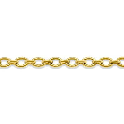 Bracelet Maille forçat or jaune