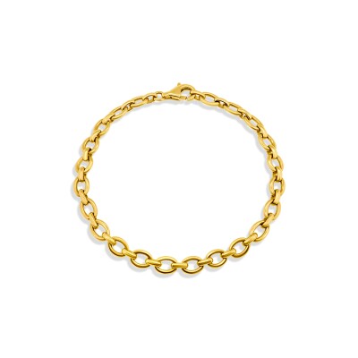 Bracelet Maille forçat or jaune