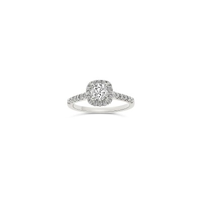 Solitaire Morphée Absolue or blanc et diamant 0,47 carat