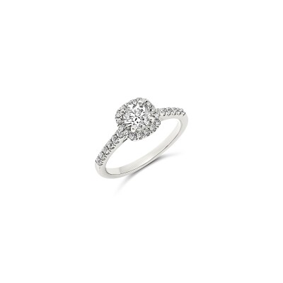 Solitaire Morphée Absolue or blanc et diamant 0,47 carat