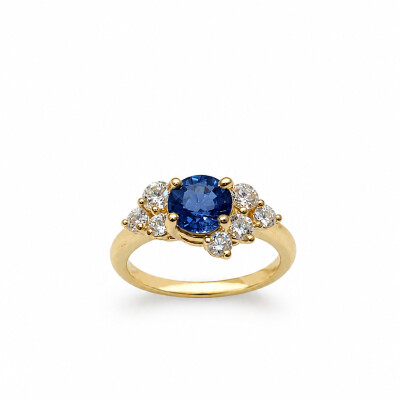 Bague Songe or jaune et saphir