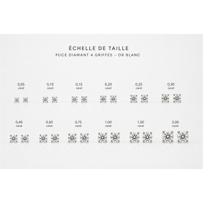 Boucles d'oreilles Murmure or jaune et diamants 0,71 carat