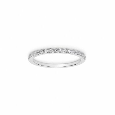 Alliance Allure or blanc et diamants 0,19 carats