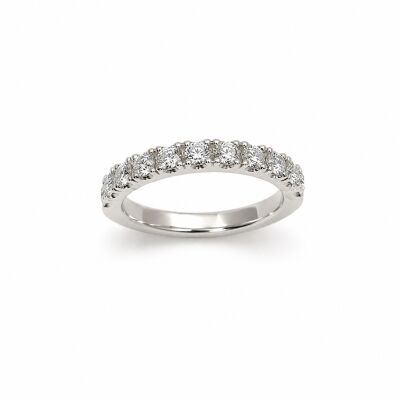 Alliance Allure or blanc et diamants 1,05 carats