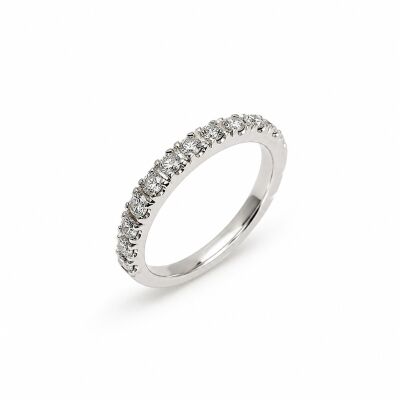 Alliance Allure or blanc et diamants 1,05 carats