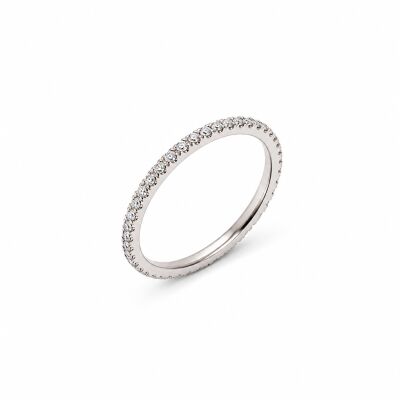 Alliance Allure or blanc et diamants 0,38 carat