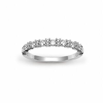 Alliance Hypnose platine et diamants 0,52 carat