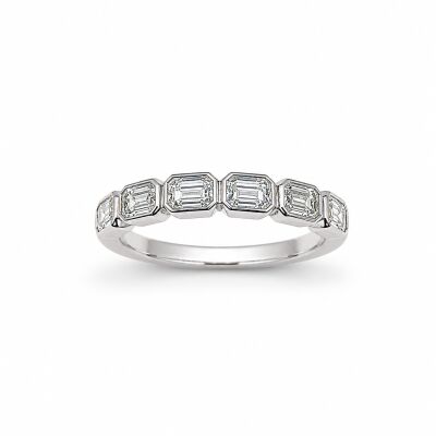 Alliance Avenue or blanc et diamants 0,92 carat