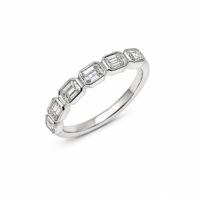 Alliance Avenue or blanc et diamants 0,92 carat