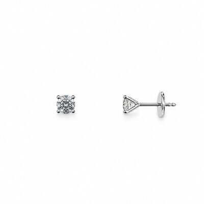 Boucles d'oreilles Murmure or blanc et diamants 1,32 carats