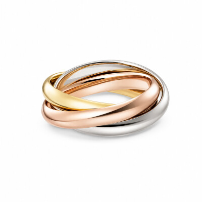 Bague Union or blanc, or rose, or jaune