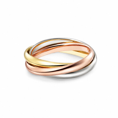 Bague Union or blanc, or rose, or jaune