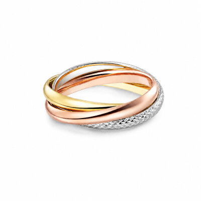 Bague Union or blanc, or rose, or jaune