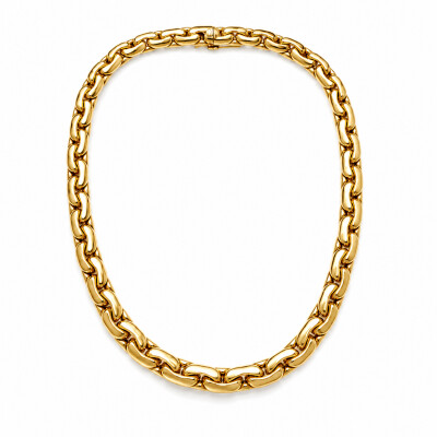 Collier Occasion or jaune