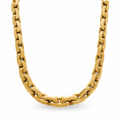 Collier Occasion or jaune