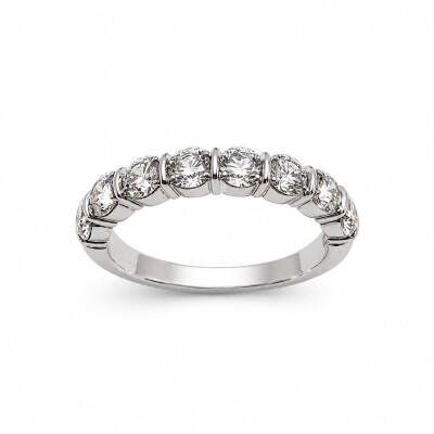 Alliance Luciole or blanc et diamants 1,60 carats