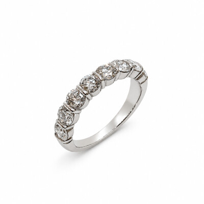 Alliance Luciole or blanc et diamants 1,60 carats