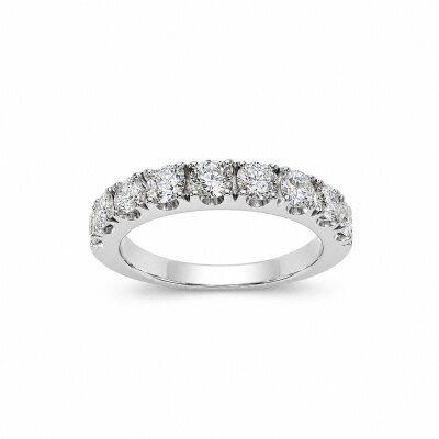 Alliance Allure or blanc et diamants 1,31 carats