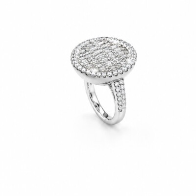 BAGUE OR BLANC DIAMANTS