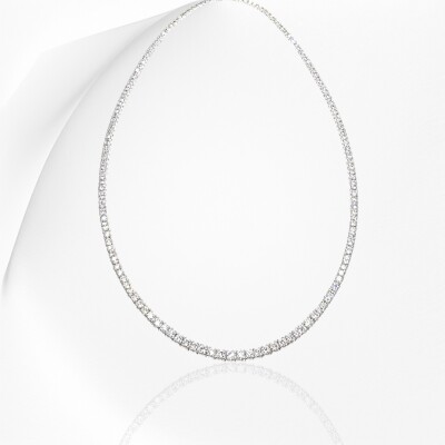 COLLIER RIVIERE TOUR COMPLET DIAMANTS