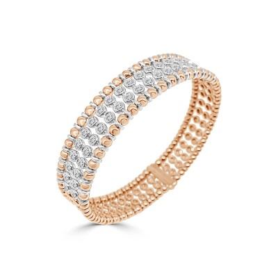 Bracelet Veron Roques Féérie en or rose et diamants