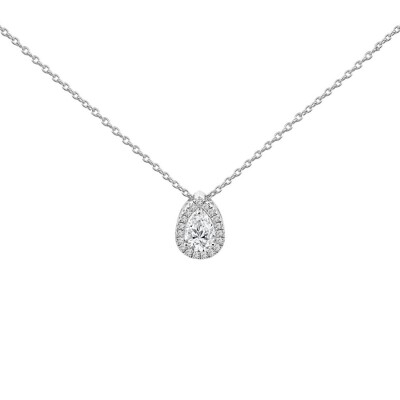 Collier Veron Roques Coup de Foudre en or blanc et diamants