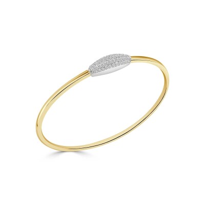 Bracelet Veron Roques Grain de Lumière en or jaune et diamants