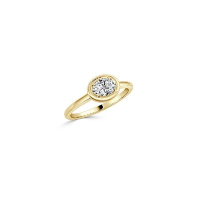 Bague Veron Roques Solea en or jaune et diamant