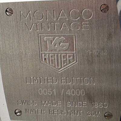 TAG Heuer Monaco Vintage