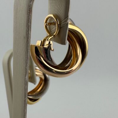 Cartier Boucles d'Oreilles Trinity 18K